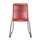 Armen Living Shasta Outdoor Metal and Brick Red Rope Stackable Dining Chair, PK2 LCSHSIBRK - alternate 2